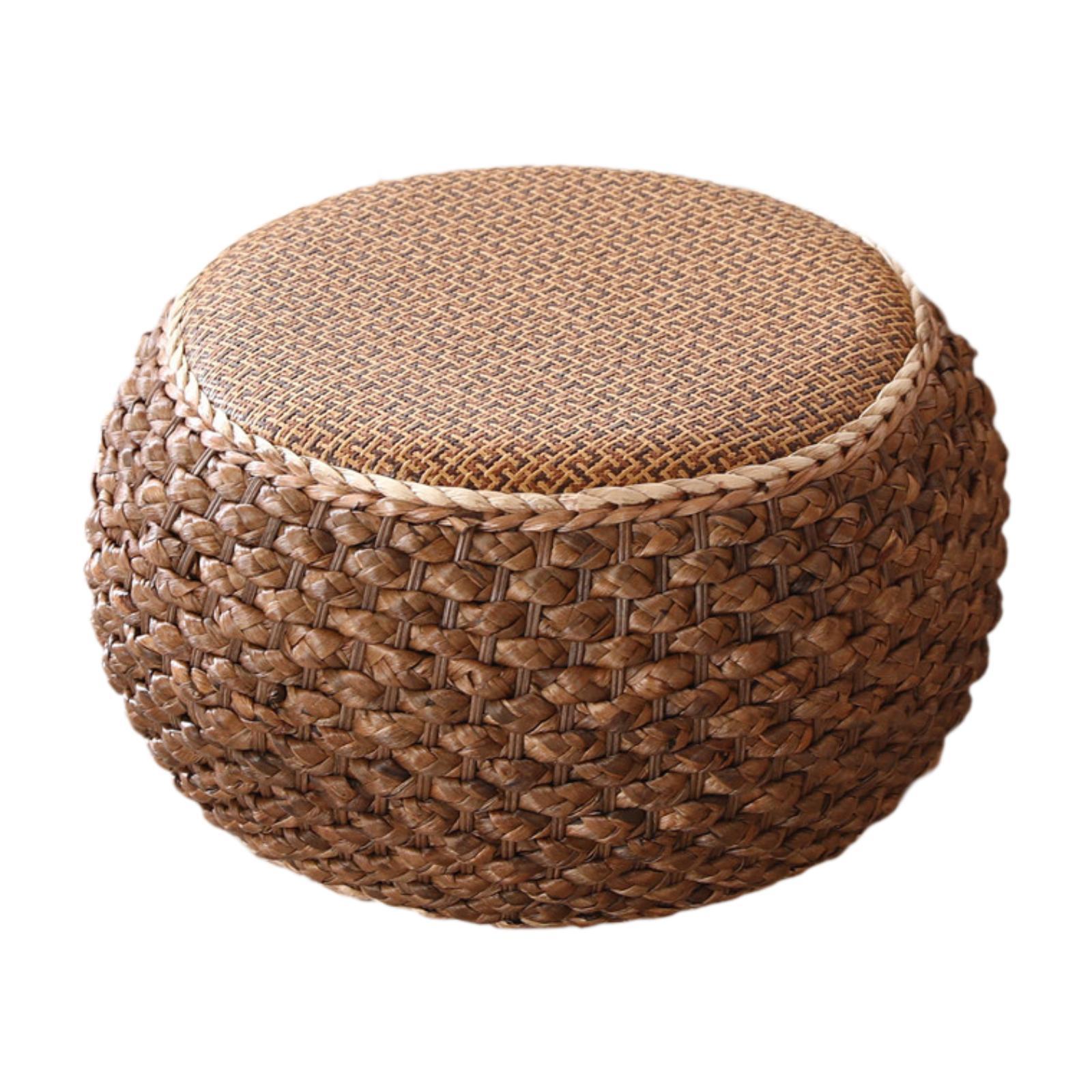 Rattan Pouf Ottoman