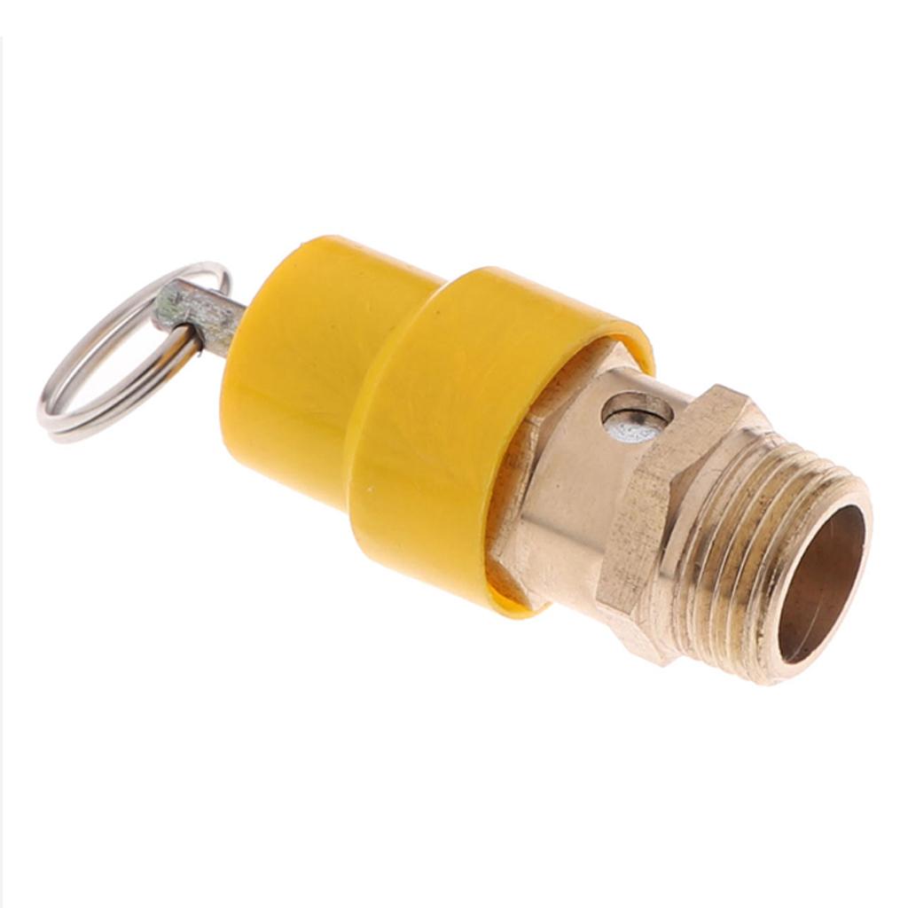 1/2" Air Compressor Pressure Safety Relief Valve Release Solid Brass