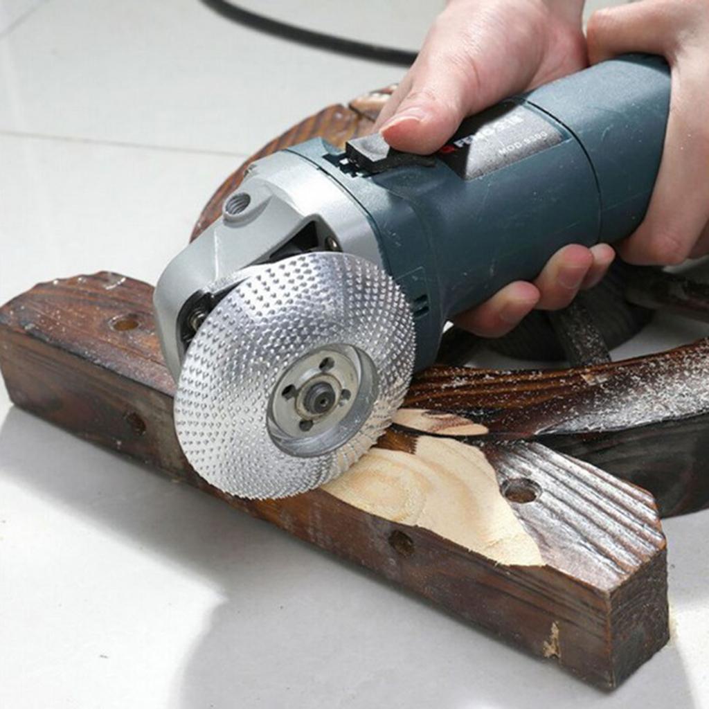 Wood Sanding Carving Shaping Disc Angle Grinder Grinding Wheel Arc-shaped