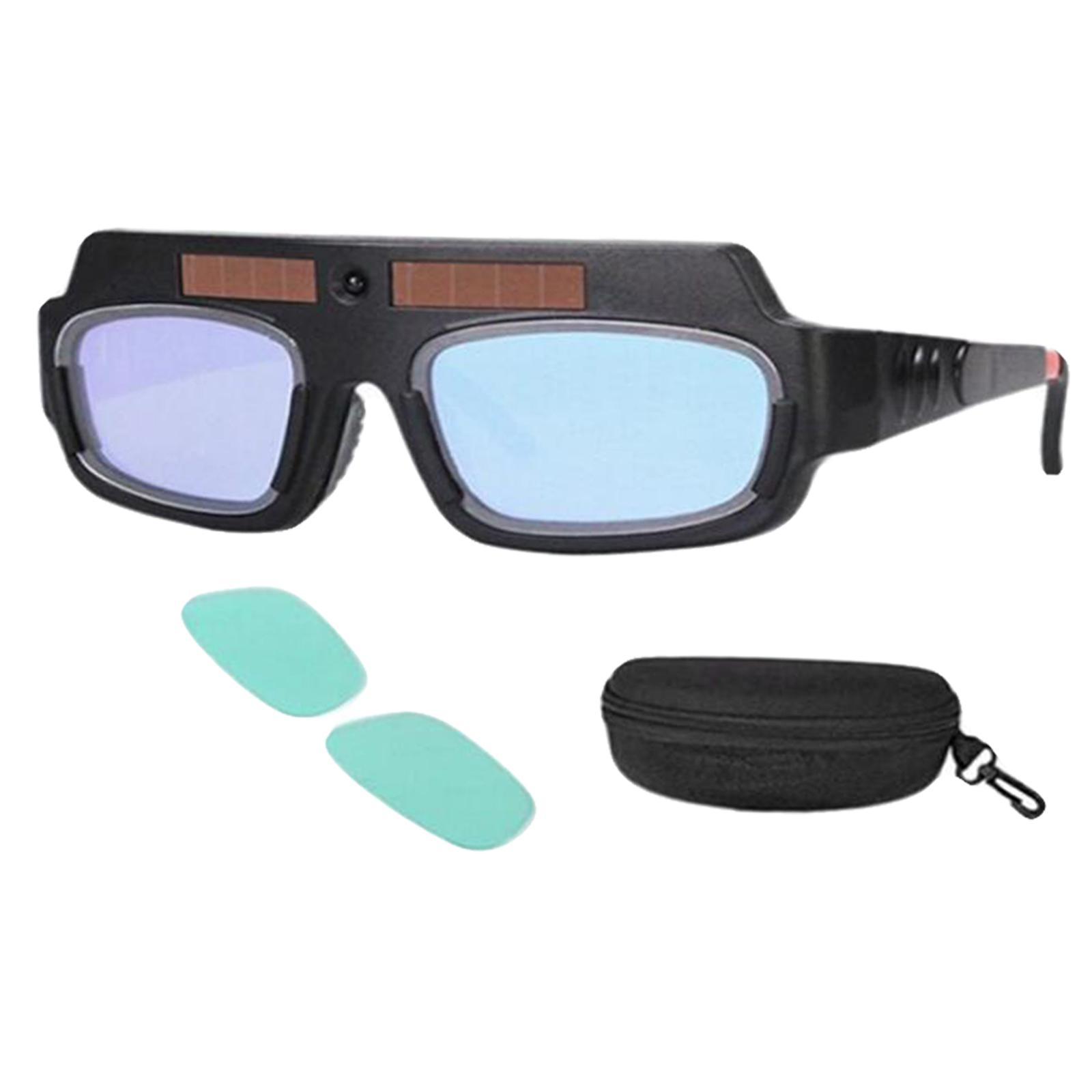 Auto Darkening Welding Goggles Solar Powered Eye Protection Welding Glasses