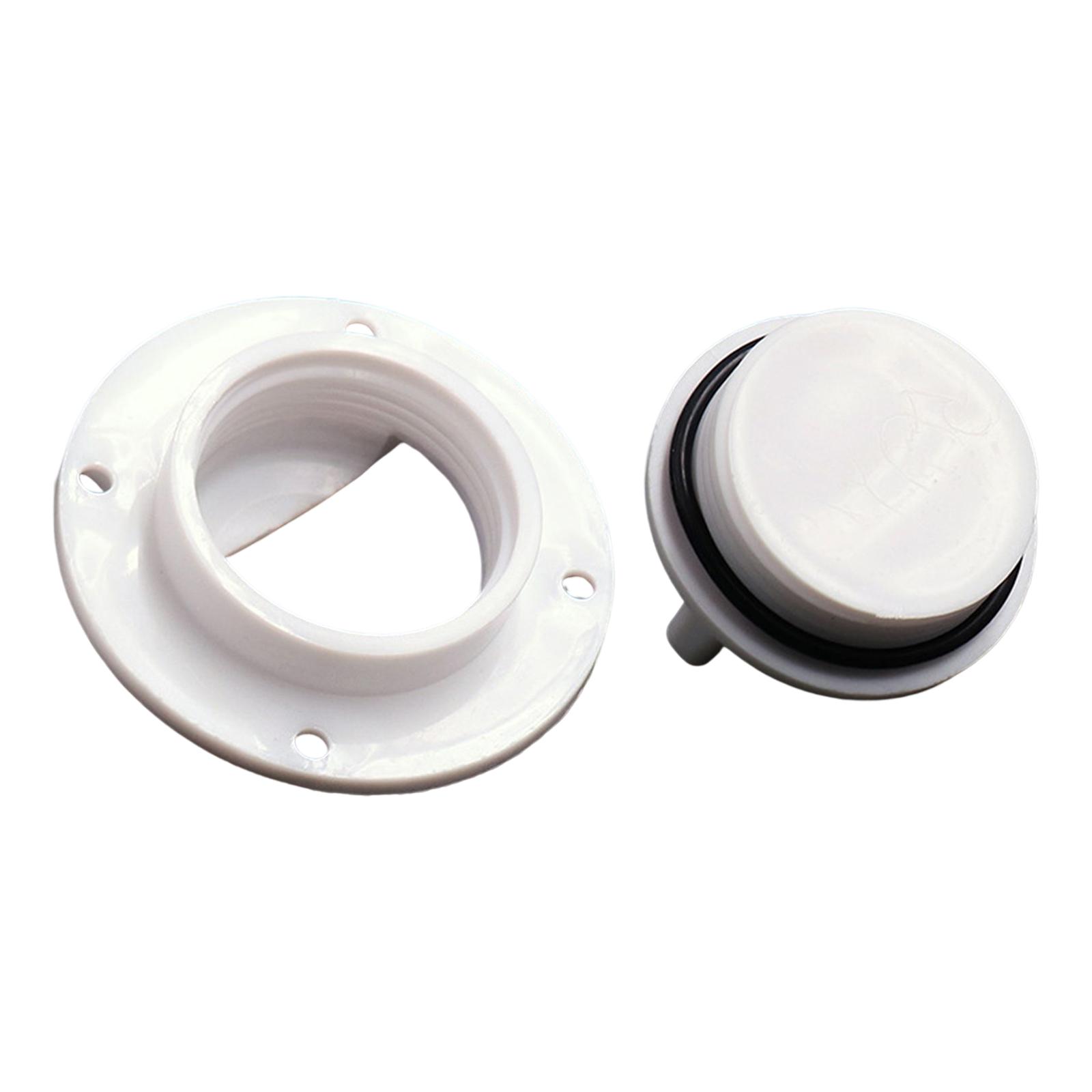 2x Boat Drain Plug Screw Cap Drainage Hardware Replacement for Boat