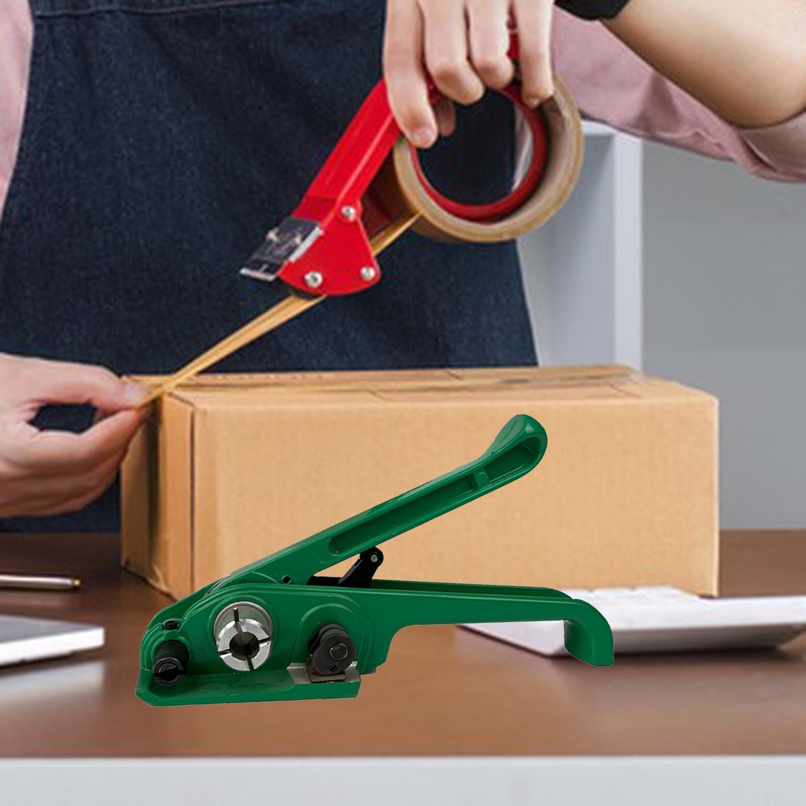 Heavy Duty Poly Strapping Tensioner Cutter Functional Strong Tensioning Tool Green