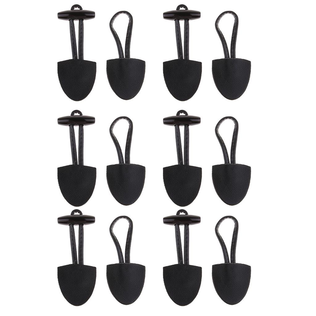 Horn Toggle Buttons Black
