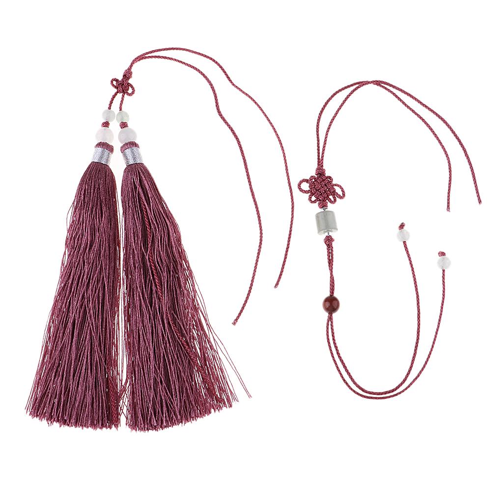 DIY Tassel For Bookmark Earrings Handmade Crafts Jewelry Accessories Purple