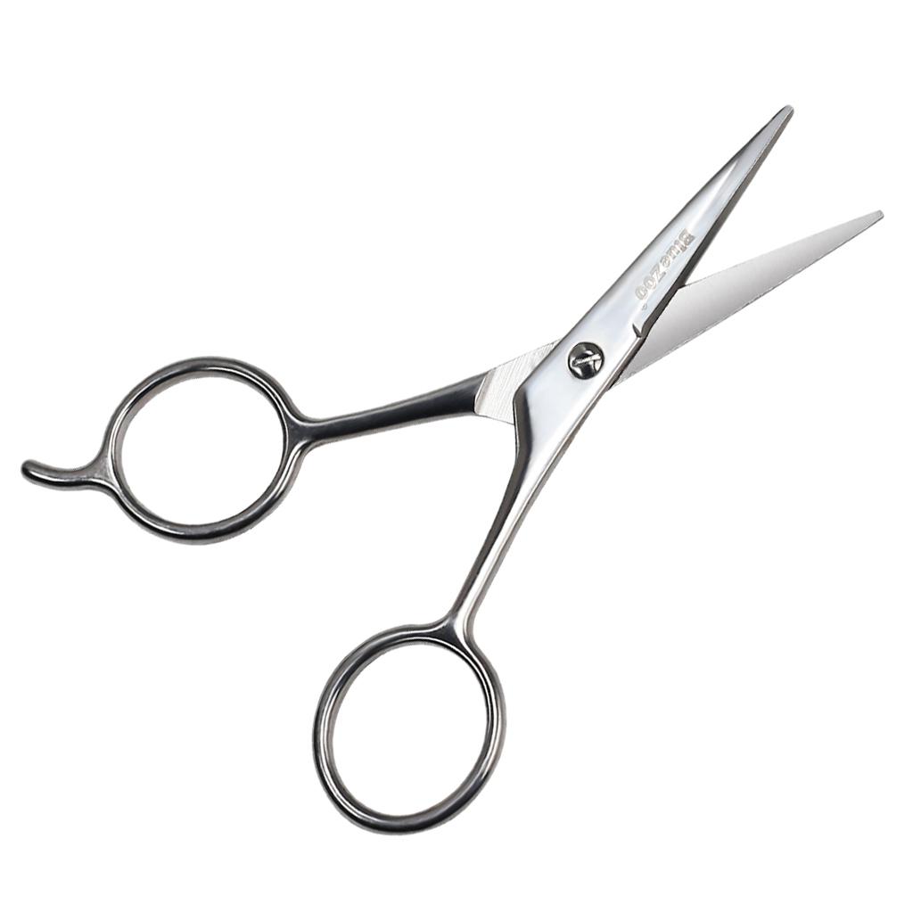 StainlessSteel Nose Hair Beard Eyelashes Scissor Eyebrow Trimmer Makeup Tool