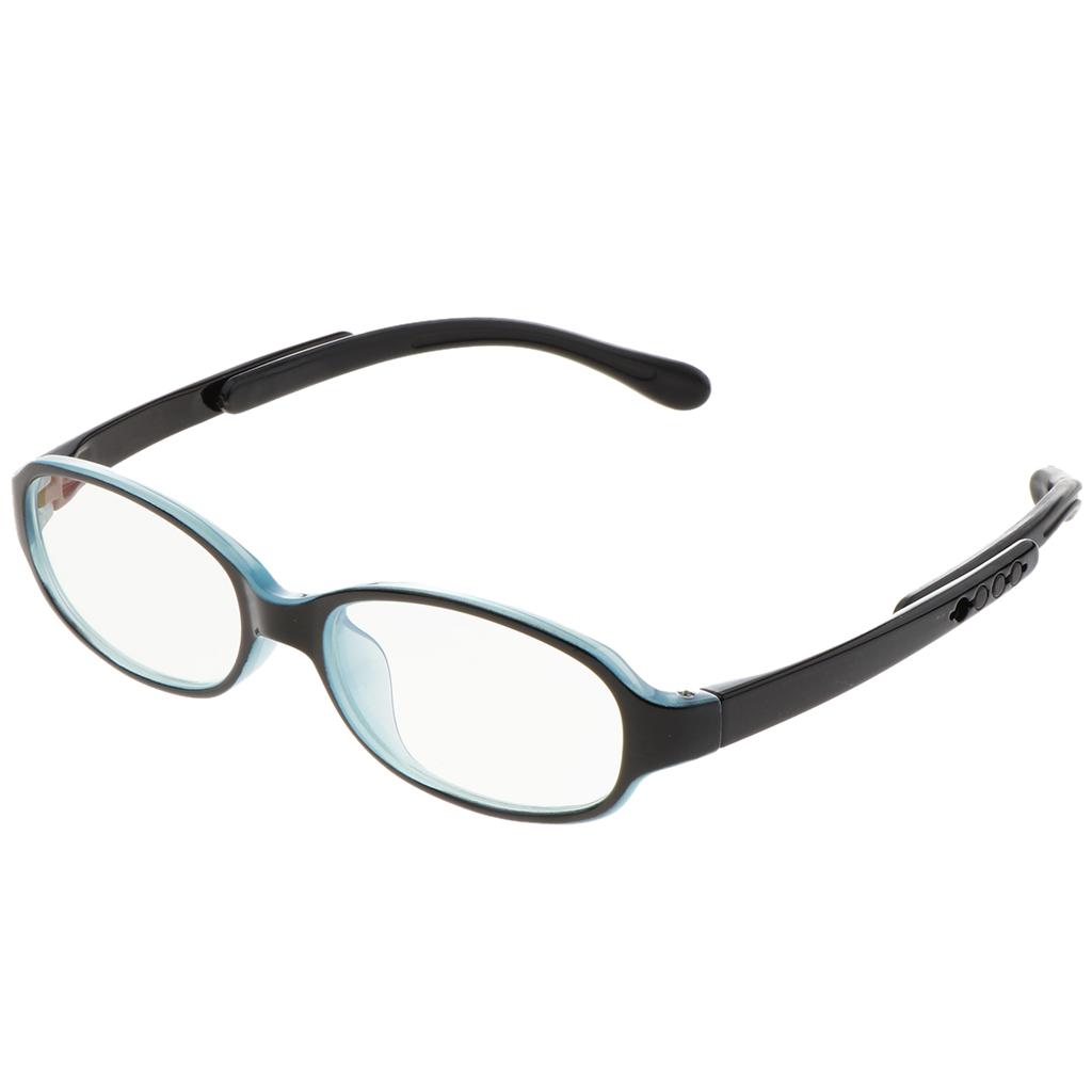 Kids Optical Eyeglass Anti Light Blocking Protection for Teens Black Blue