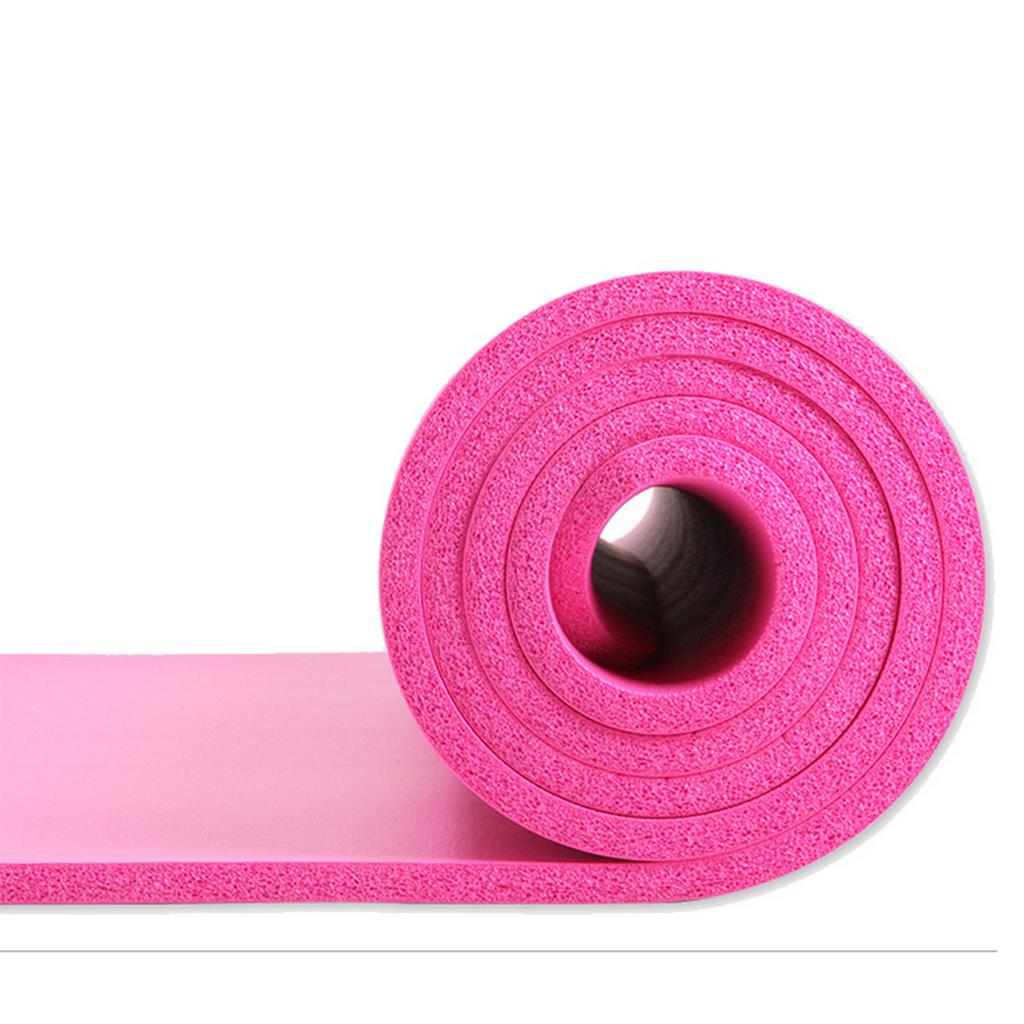 Yoga Pilates Mat Fitness Exercise Dance Women Men Home Cushion Pad Pink