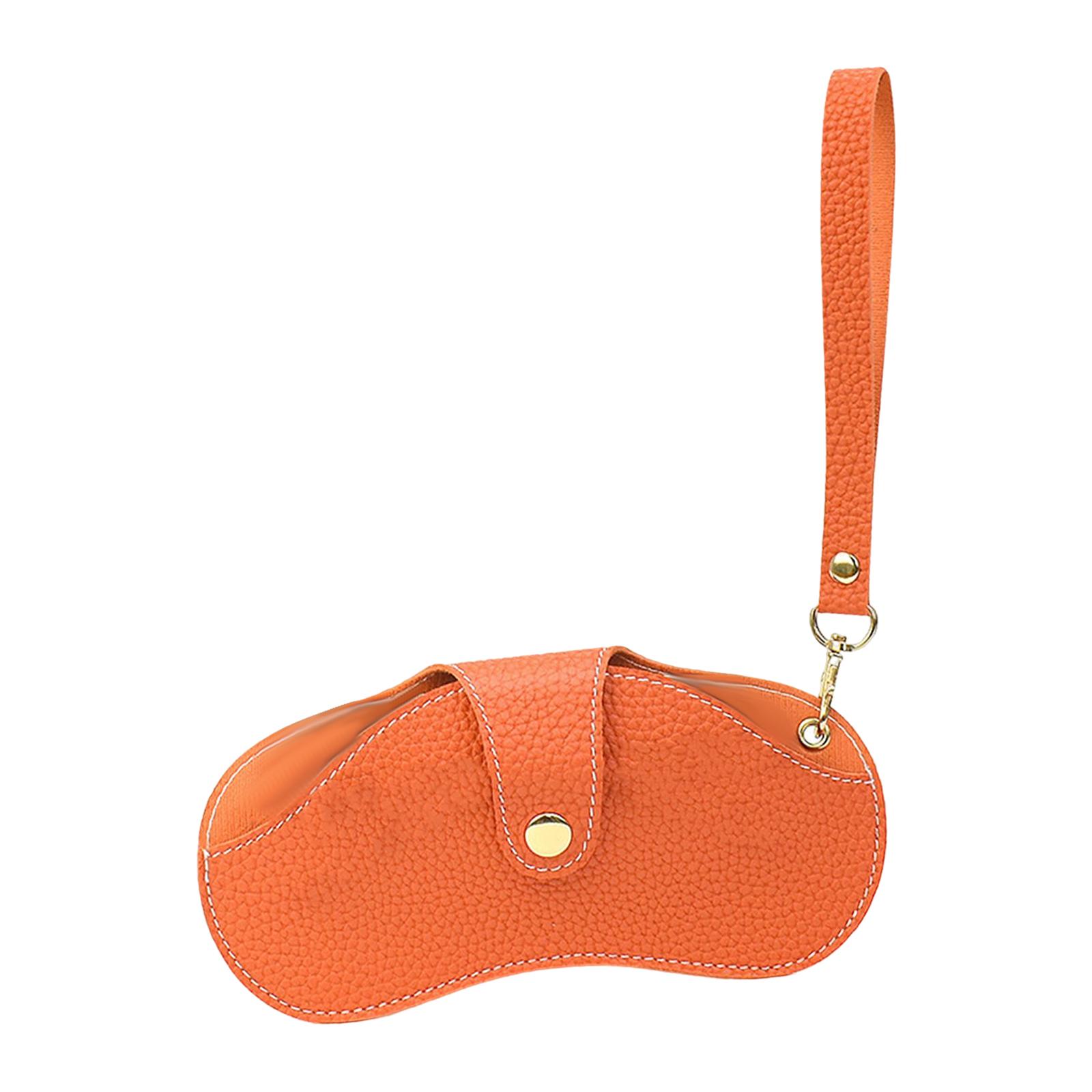 Eyeglass Case Dustproof Stylish for Eyewear Sunglasses Computer Glasses Orange