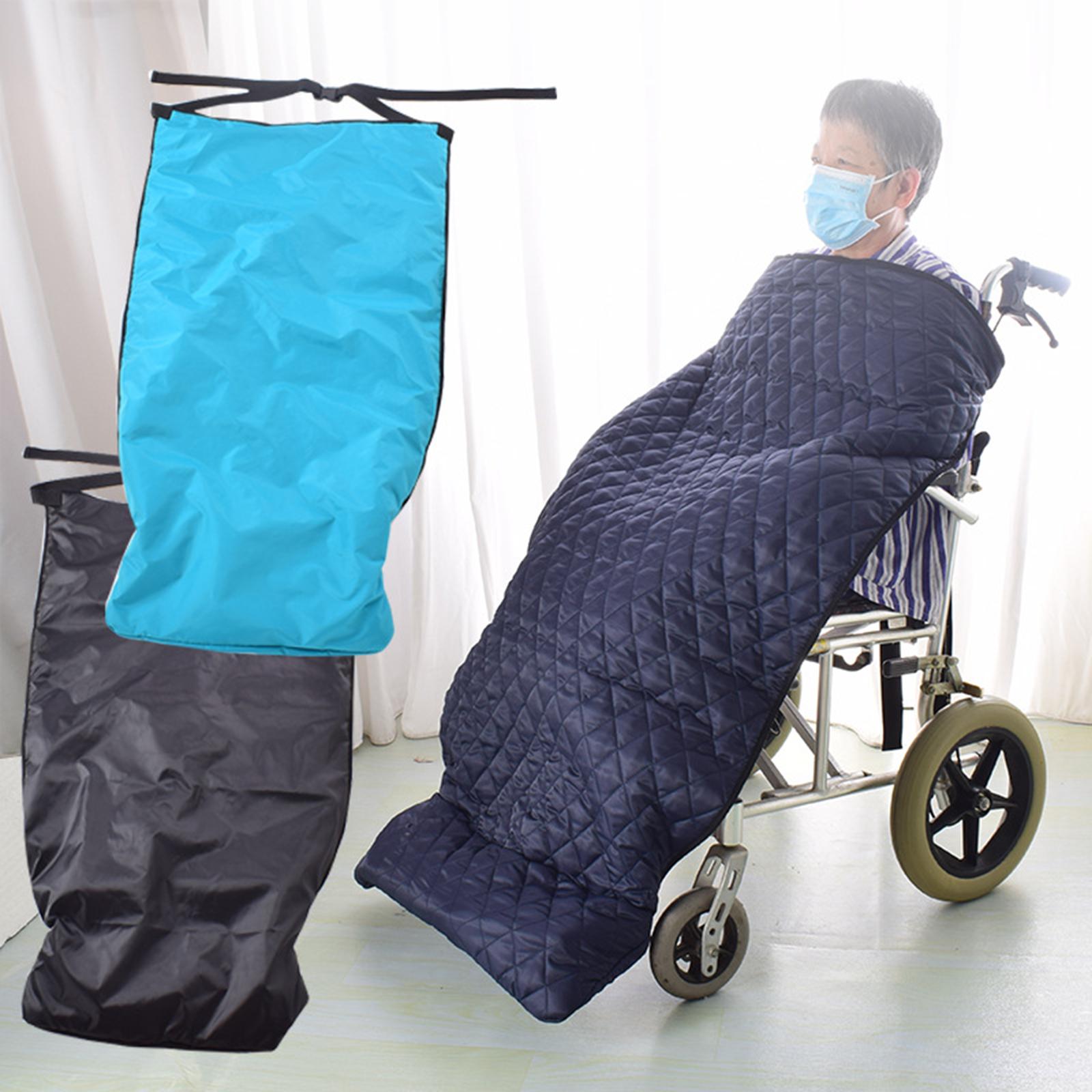 Wheelchair Blanket Thicken Outdoor Portable Universal Wheelchair Warm Covers black