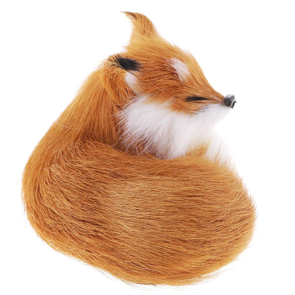 2xWildlife Animals Action Figure Realistic Animals Action Model Light brown