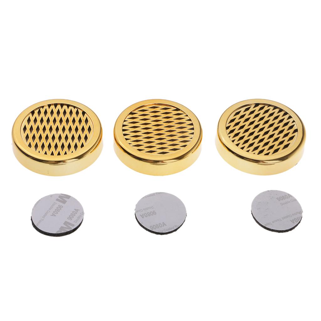 Round Smoking Cigar Humidor Humidifier Gadgets for Cigar Box Moisture Golden