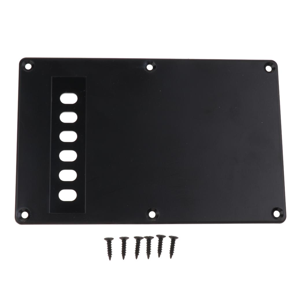 Guitar Pickguard Back Plate Tremolo Cavity Cover Backplate for Guitar