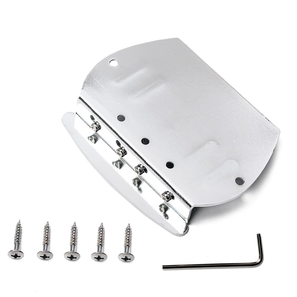 Bass Bridge Saddles Tailpiece Screws Wrench Set Replacement Parts 4 String