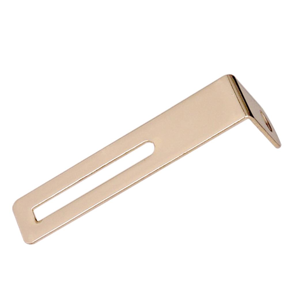 Electric Guitar Pickguard Bracket Mounting Support and Screws Kit Golden