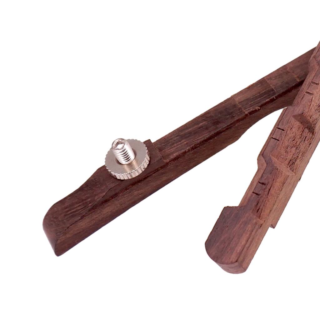 5xAdjustable Rosewood Archtop Guitar Bridge Saddle Mandolin Jazz Accessories