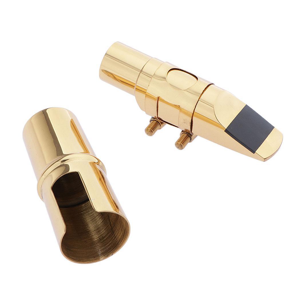 as described kesoto Artificial Leather Sax Mouthpiece Ligature For Saxophone Player Musical Gift Alto Sax 