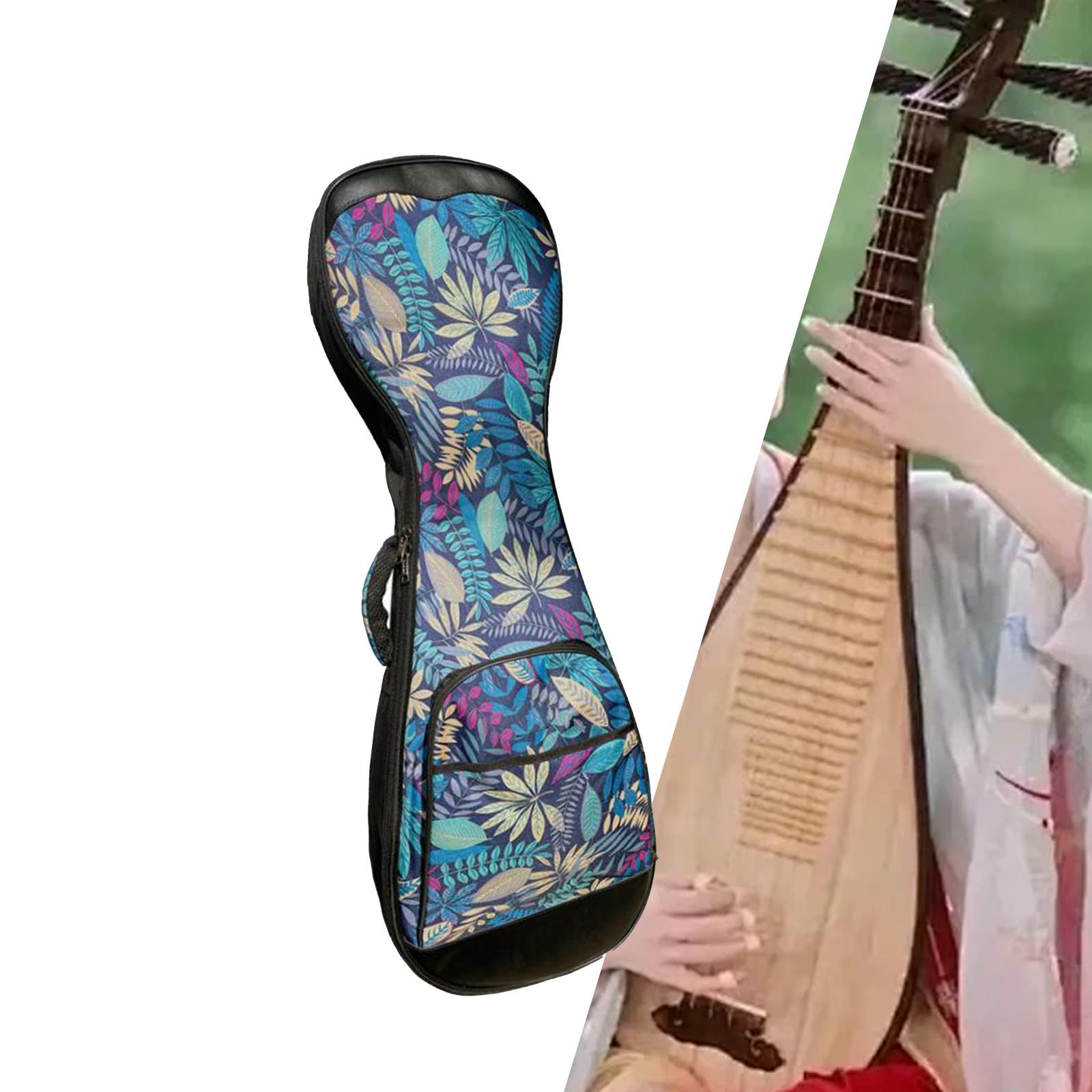 Pipa Carrying Case Waterproof Lightweight Protective Cover Portable Pipa Bag blue