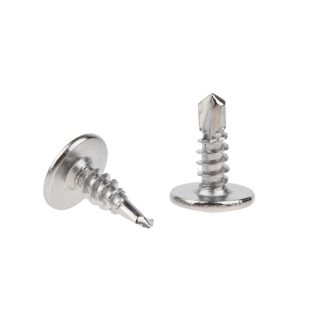 LERNOU #8×1/2 Self-Tapping Screws - 410 Stainless Steel Sheet Metal Screws (420 Pcs)