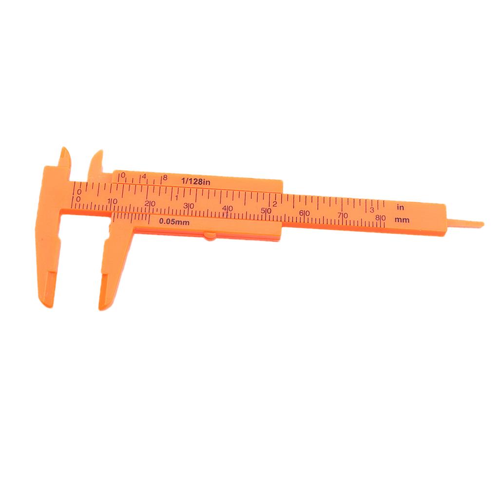 Plastic Vernier Double Scale Ruler Caliper Musical Instrument Measuring ...