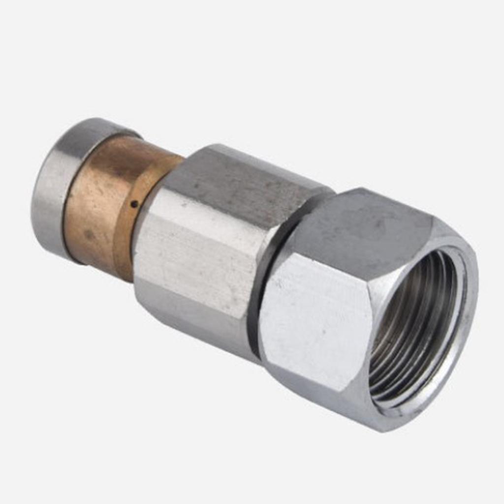 1/4" Pressure Washer Rotating Sewer Cleaning Jetter Nozzle F 3 Back