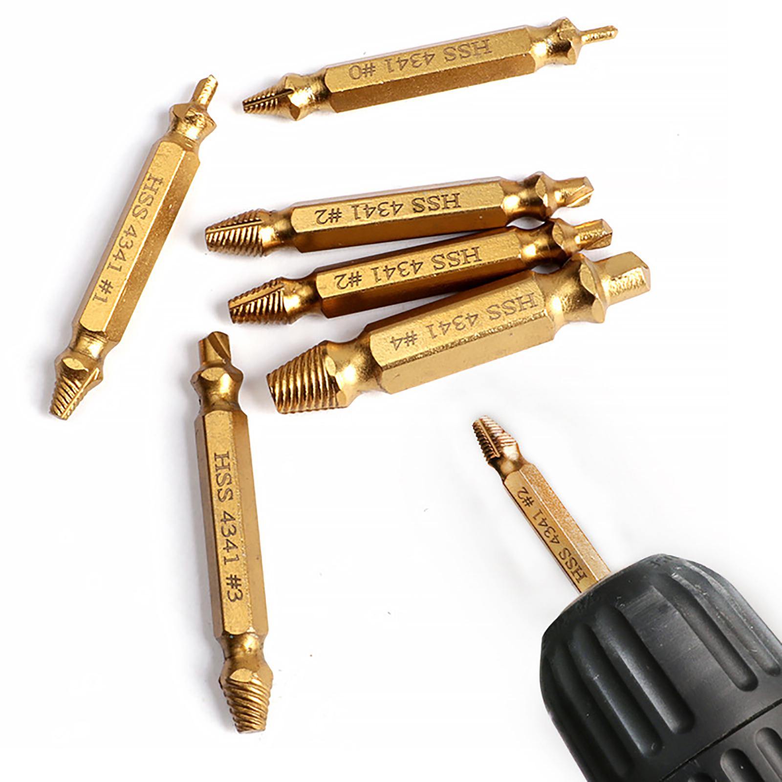 2xDamaged Screw Extractor Drill Bit Set  Damaged Bolt Remover 3103 4pcs 