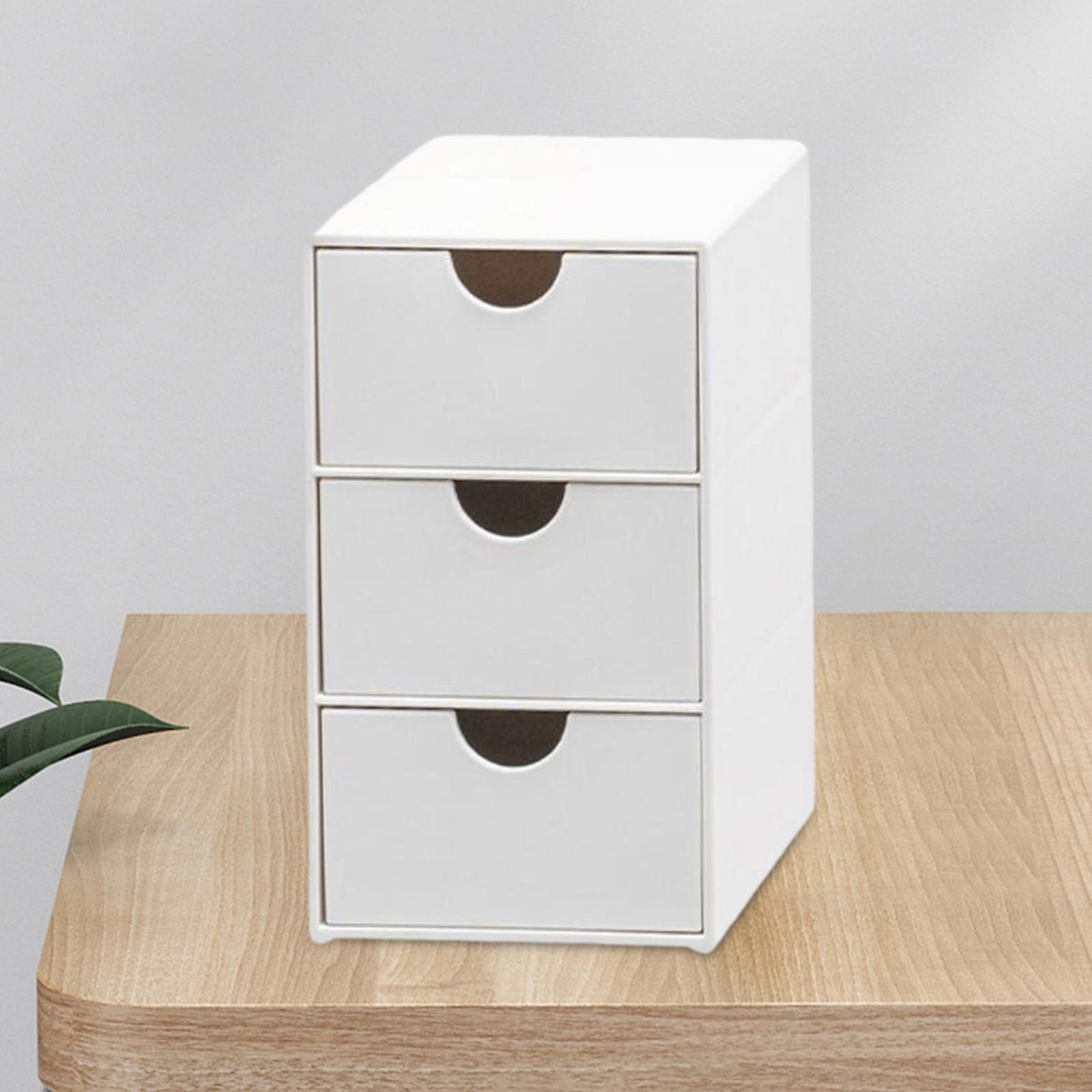 Desktop Drawer Organizer Versatile Office Supplies Organiser for Vanity Desk Small