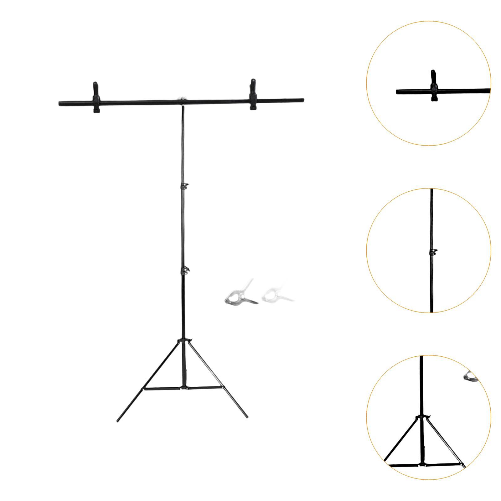 Photography Background Stand T Shape Backdrop Stand for Studio Party Wedding