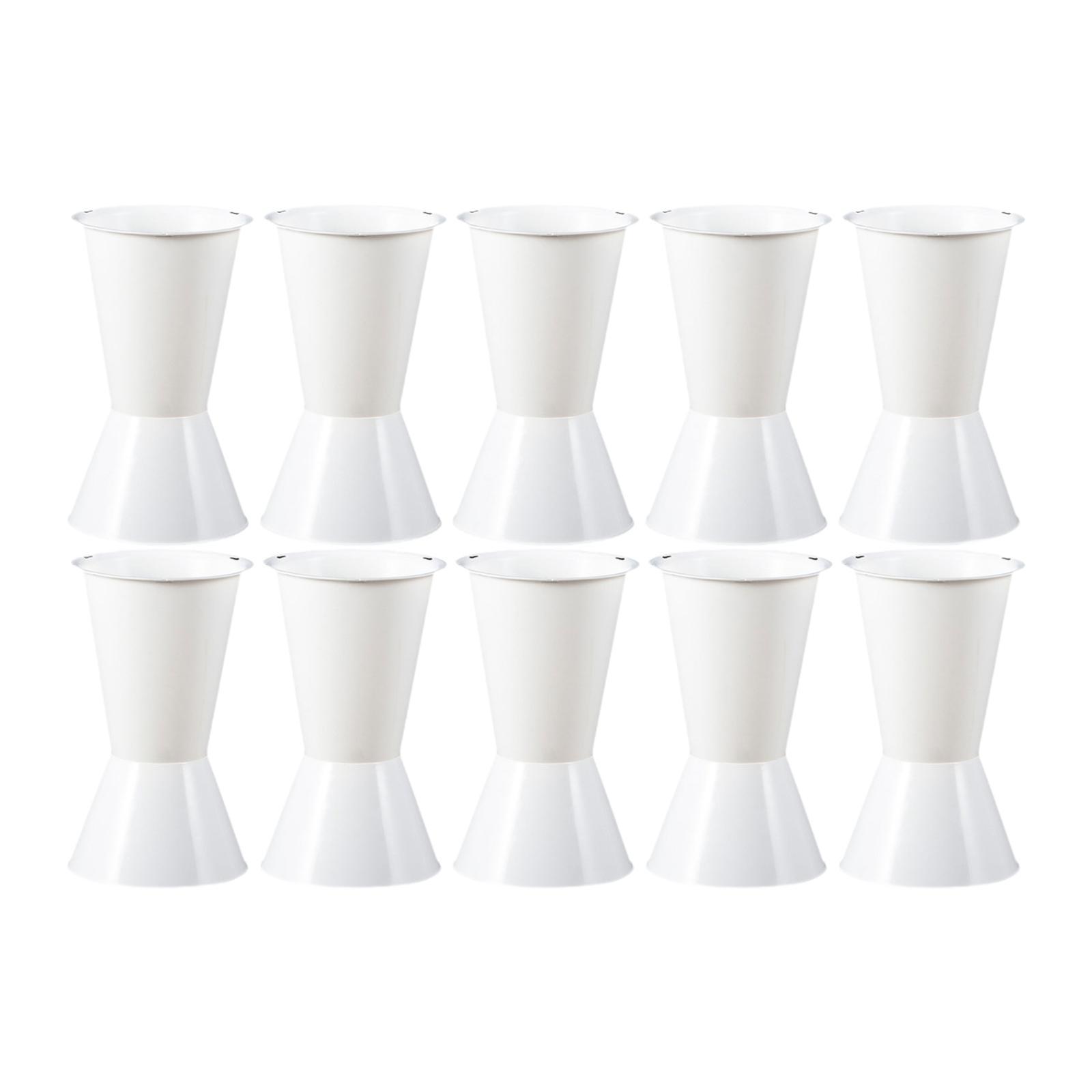 Flower Buckets White
