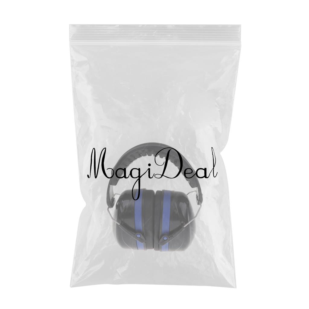 Safety Ear Muffs Professional Ear Defenders for Sleep/Shooting Blue+Black