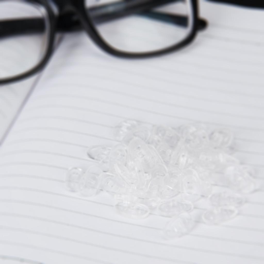 Eyeglass Nose Pads Oval