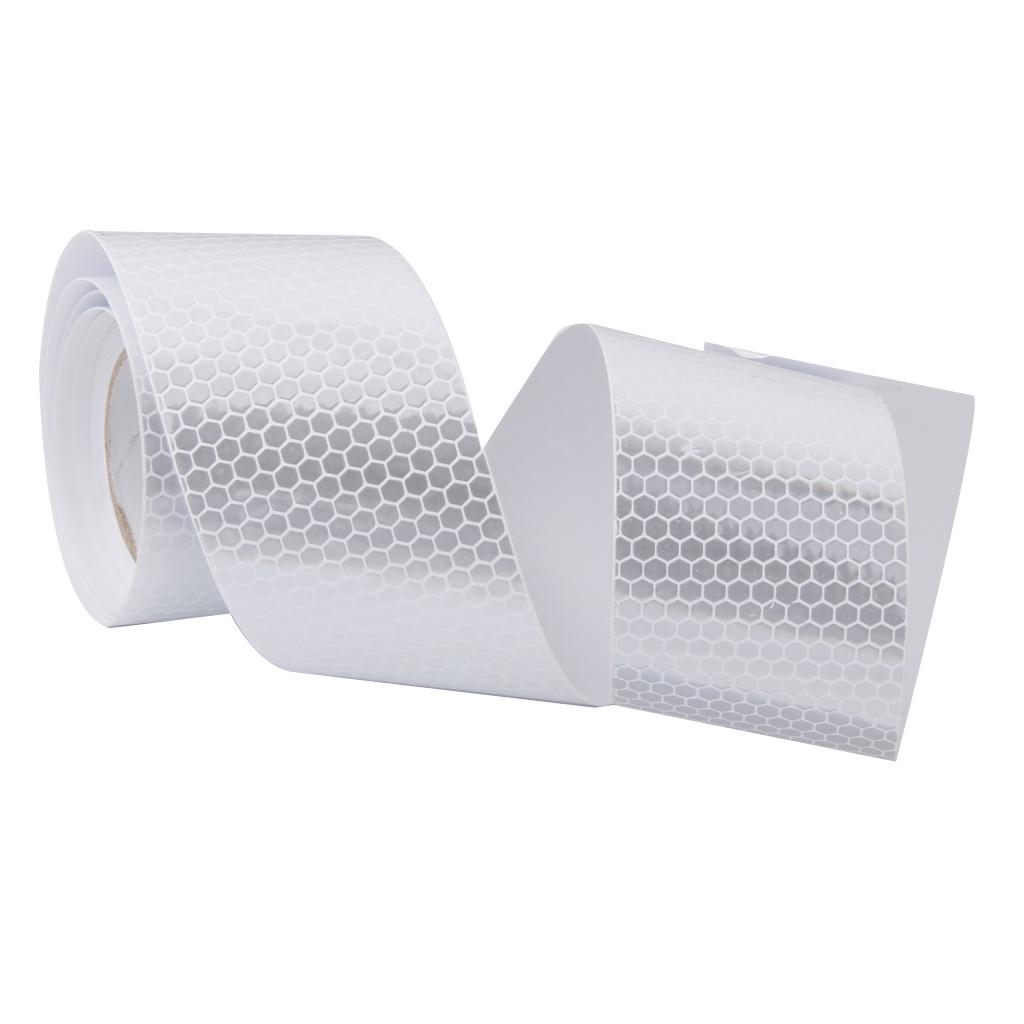 White High Intensity Reflective Tape Sticker Self Adhesive Vinyl 5cm*3m