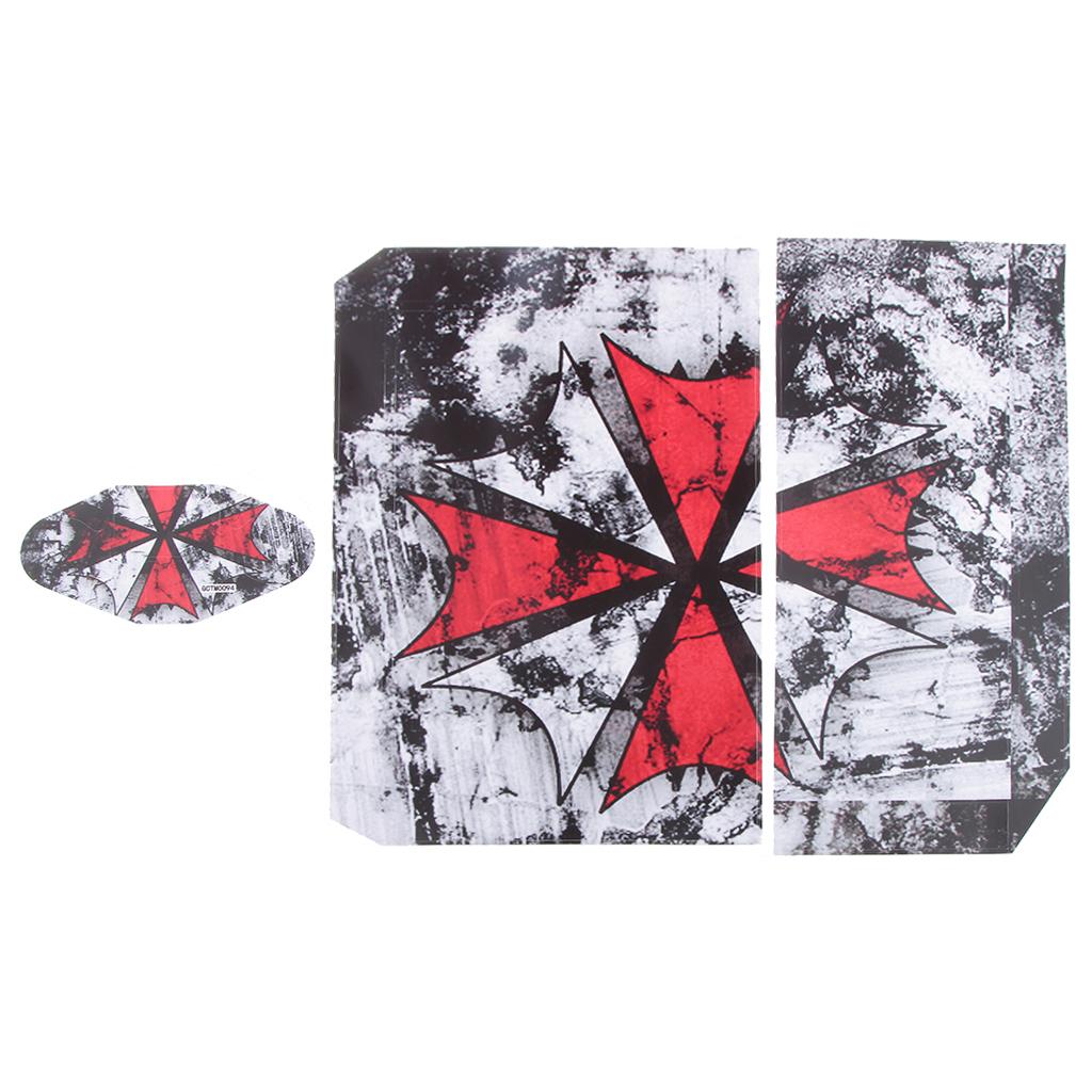 Umbrella Skin Sticker For PS4 Playstation 4 Console Controller Decal Set