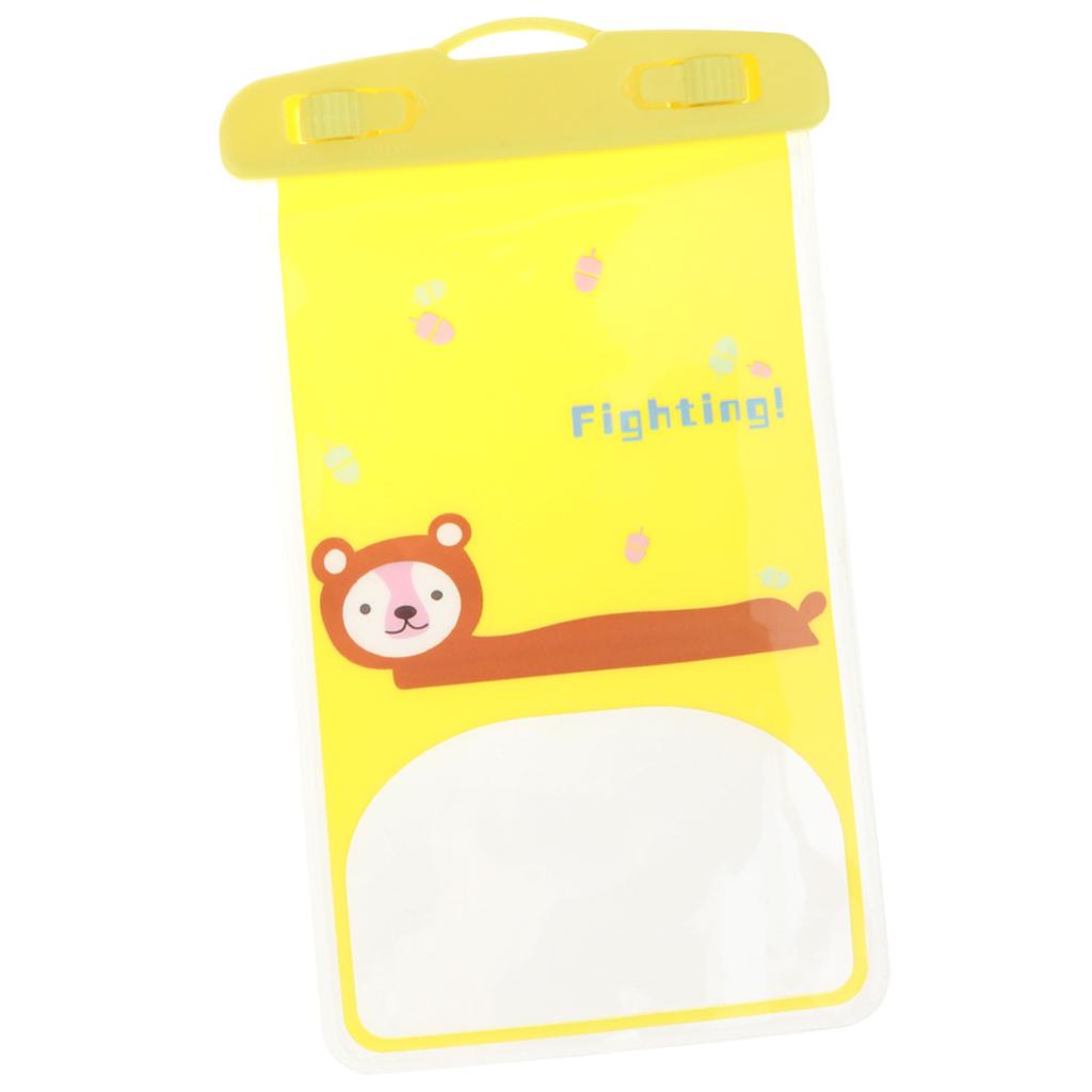 Cartoon Waterproof Phone Case Anti-Water Pouch Dry Bag Cover bear