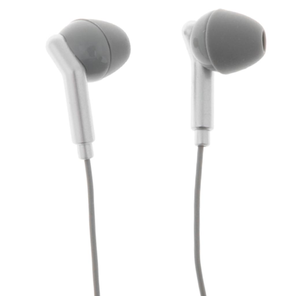 In-Ear Handsfree Headphones Earphones With Mic For Smart Phones Gray