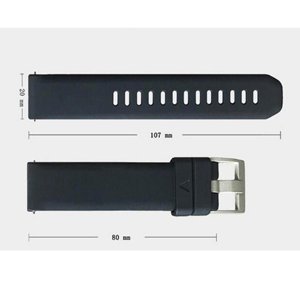 20mm Silicone Bracelet Wristband Straps for Garmin Vivomove HuaWei