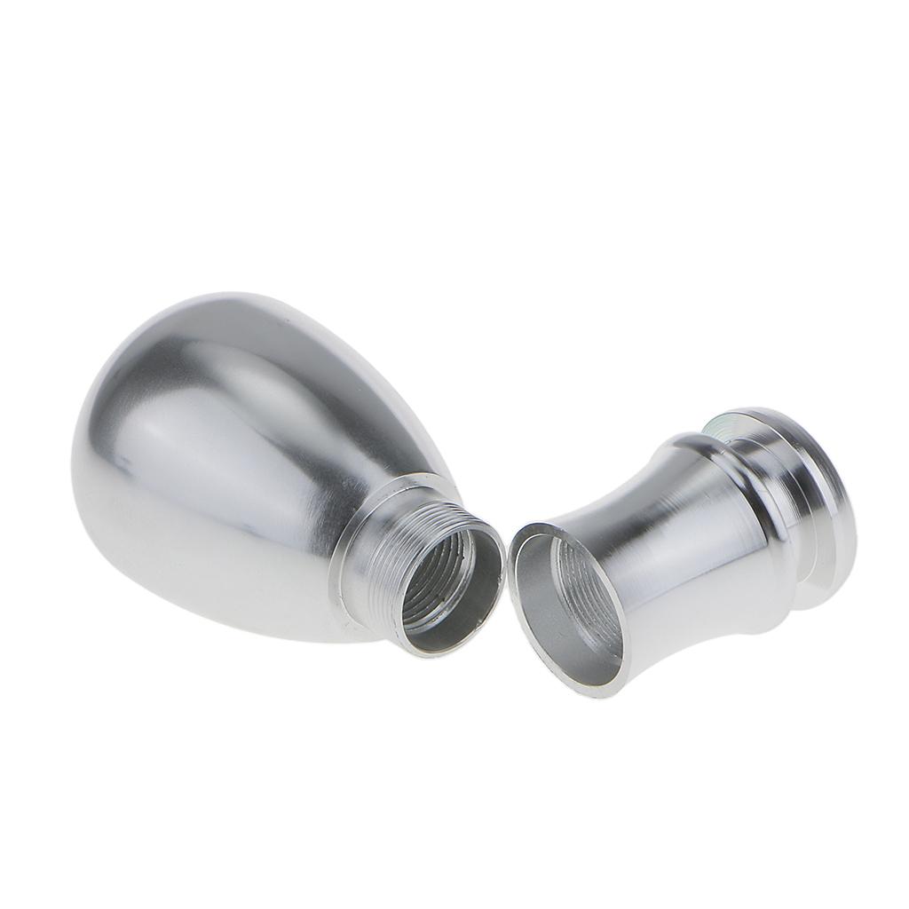 5 Speed Universal Manual Car Stick Gear Shift Knob Lever Silver