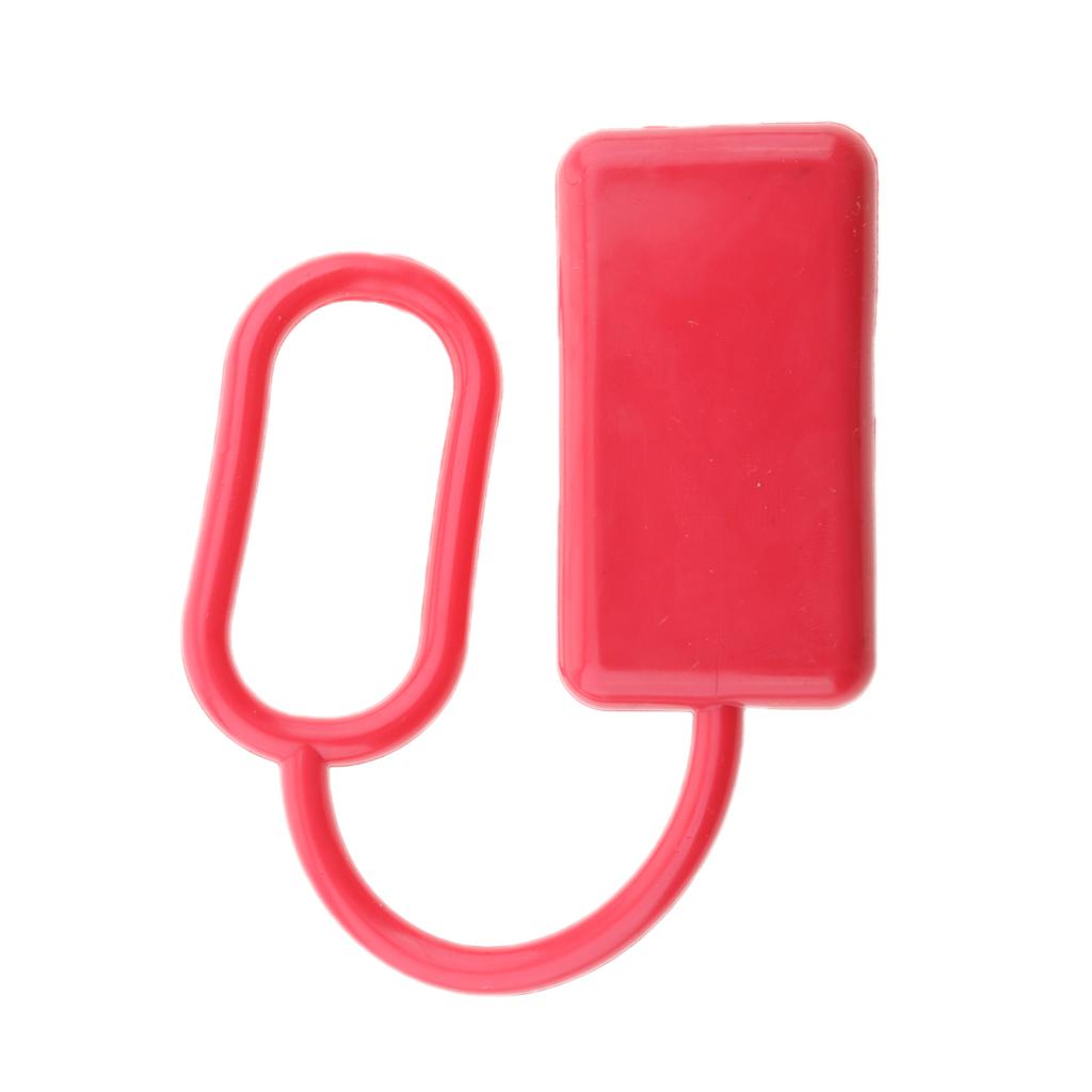 Set of 2 Red Dust Cover End Cap for Plug 175 AMP Connector High Quality