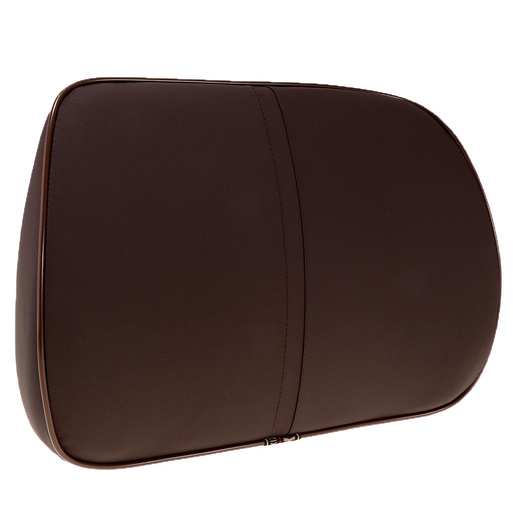  Car Office Home Seat Chair Waist Cotton Lumbar Support Cushion Deep brown