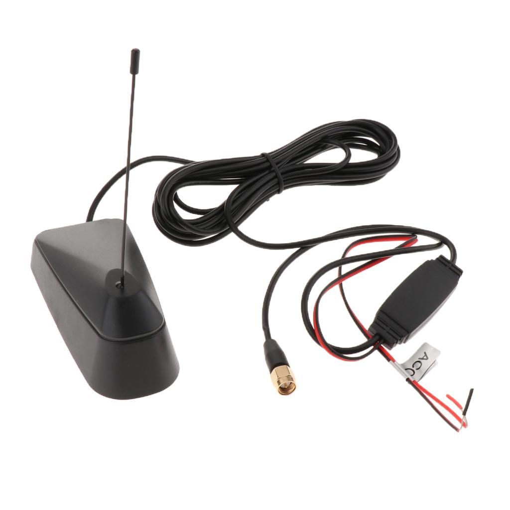 Universal Auto Car Antenna Radio Signal Amp Amplfiier Booster Strengthen