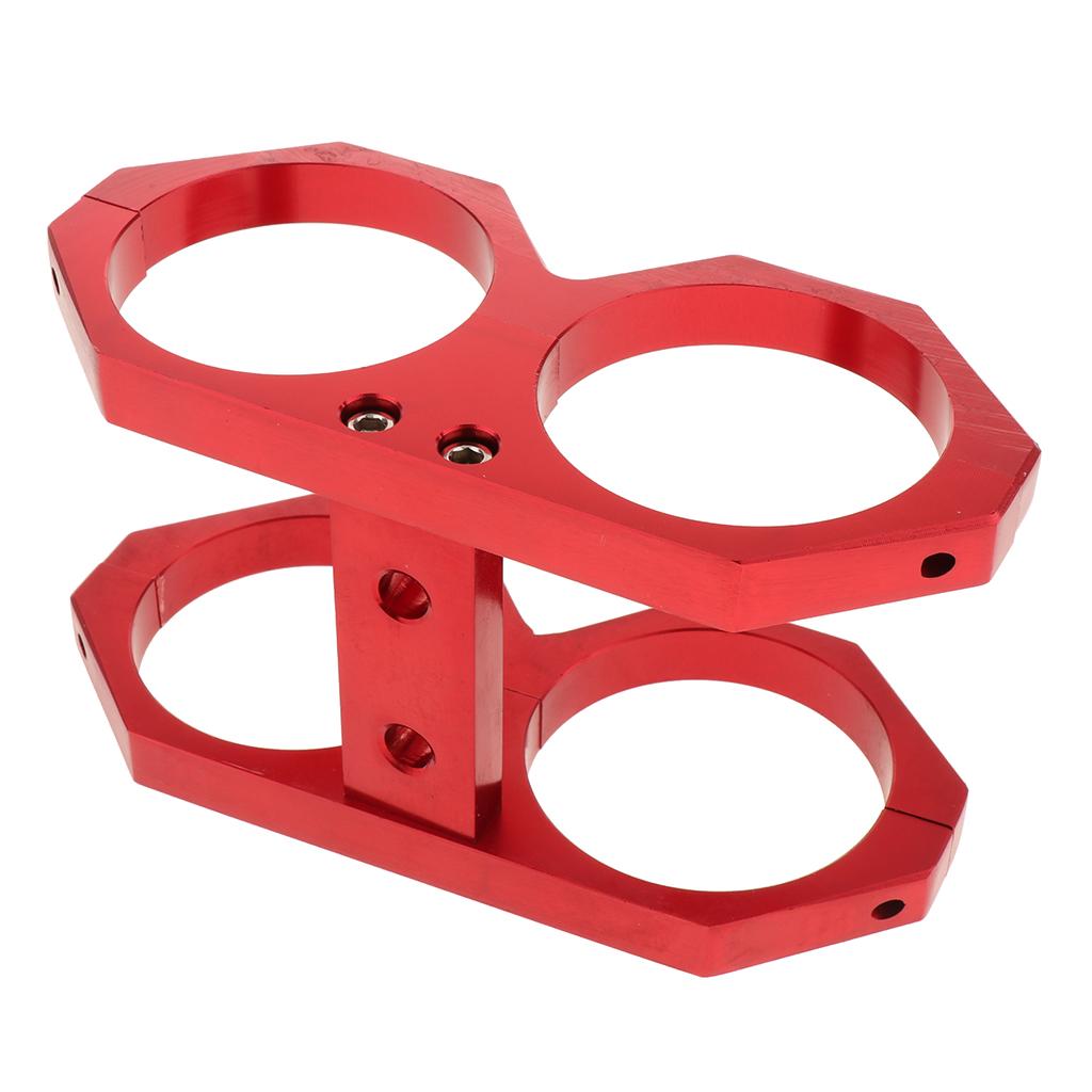 Car Vehicle Parts Dual Fuel Pump Bracket Clamp 5 Colors Available Red