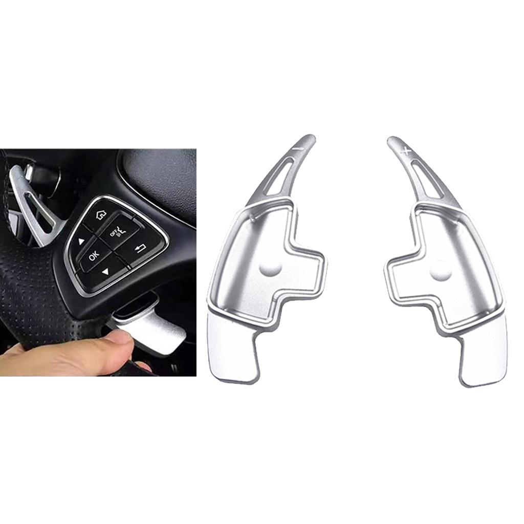 Silver Steering Wheel Paddle Shifter for Benz Aluminum Shift Paddle Blade