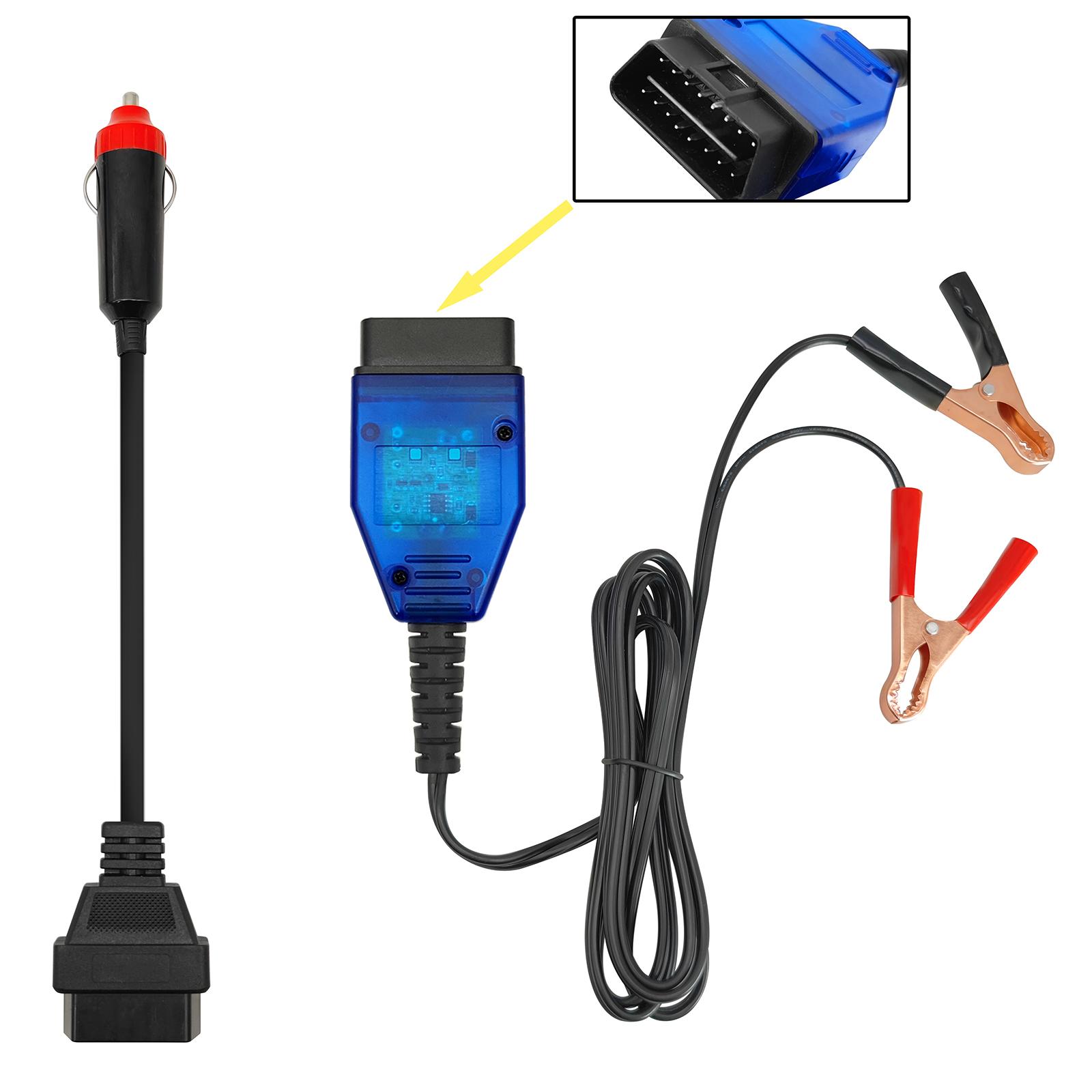 Automobile Car Emergency Power Supply Battery Cable OBD II Memory Saver