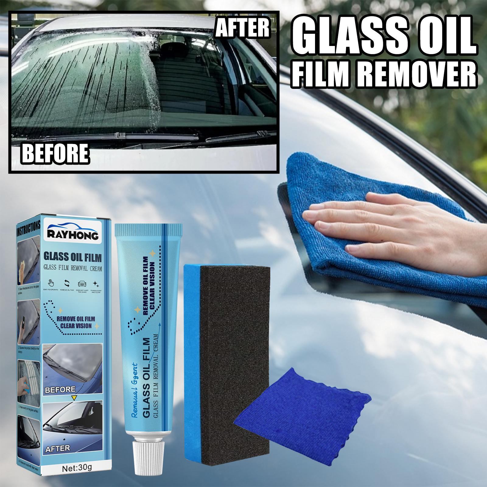 30G Glass Oil Film Remover Powerful Safe for Windshield Car Oil Film Remover Set