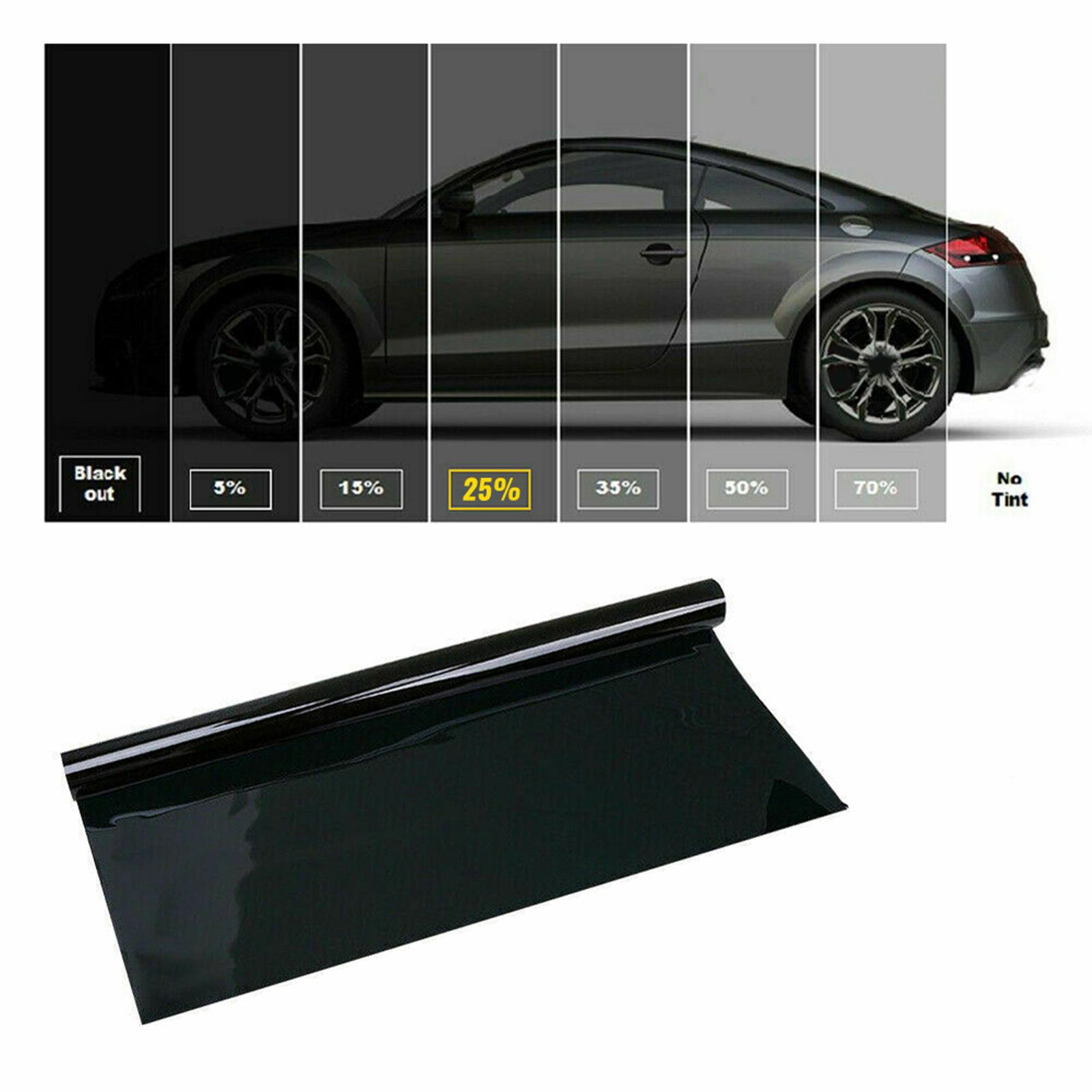 Car Window Tint Film Easy Installation for Kitchen car auto Bedroom Width 40CM Black