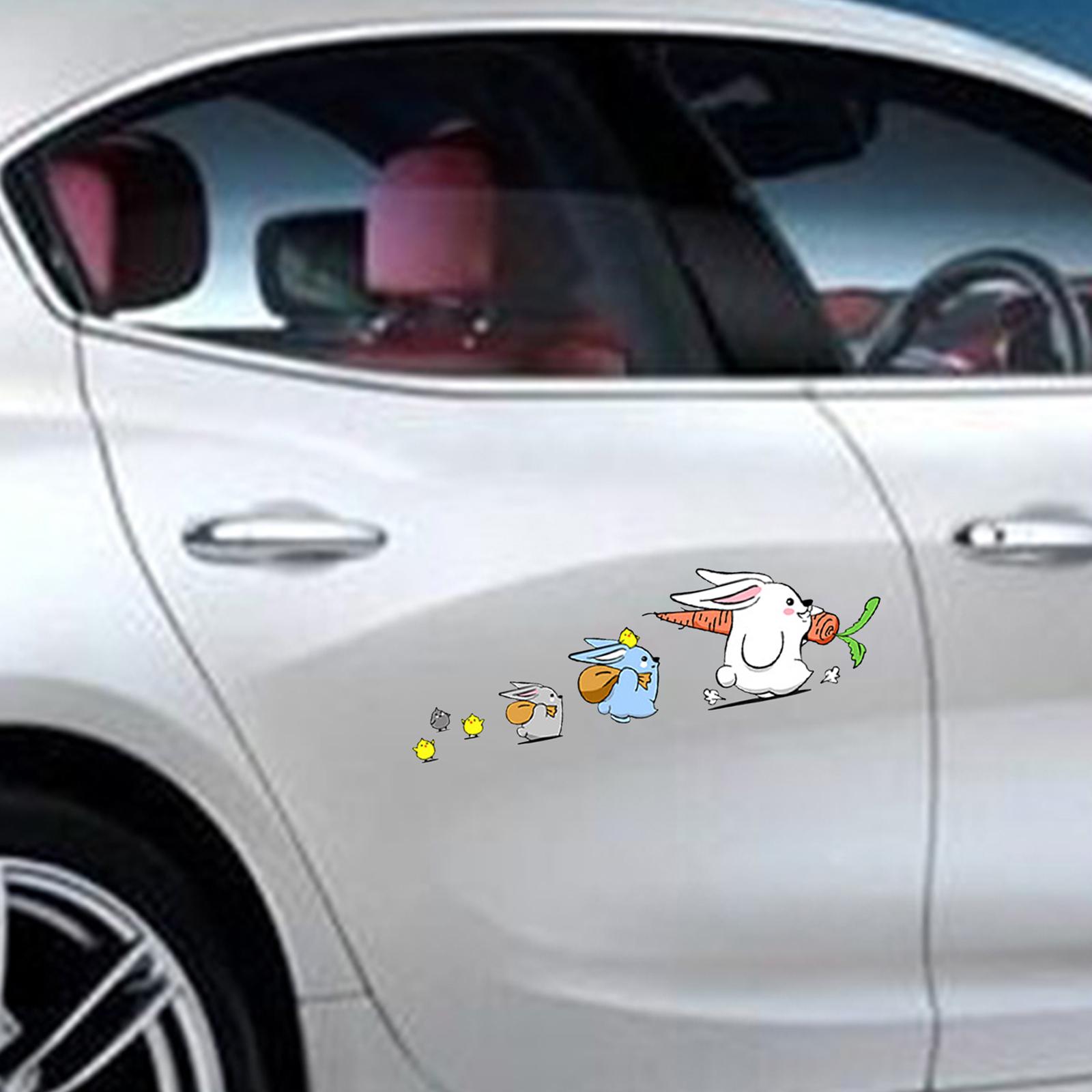 Bunny Car Stickers Car Window Decals Graphic for Cars Windows Vehicles Right S 