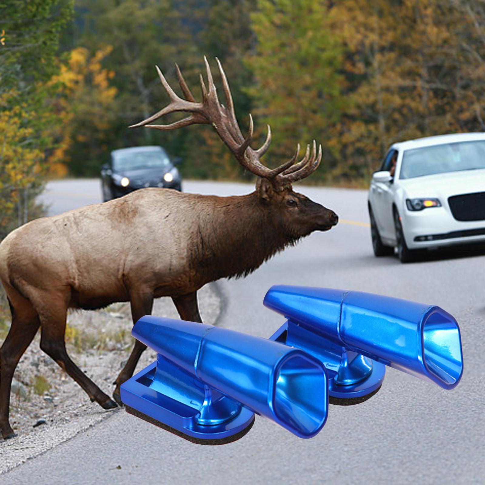 2Pcs Car Deer Whistles Avoids Collisions for Vehicles Motorcycle Truck