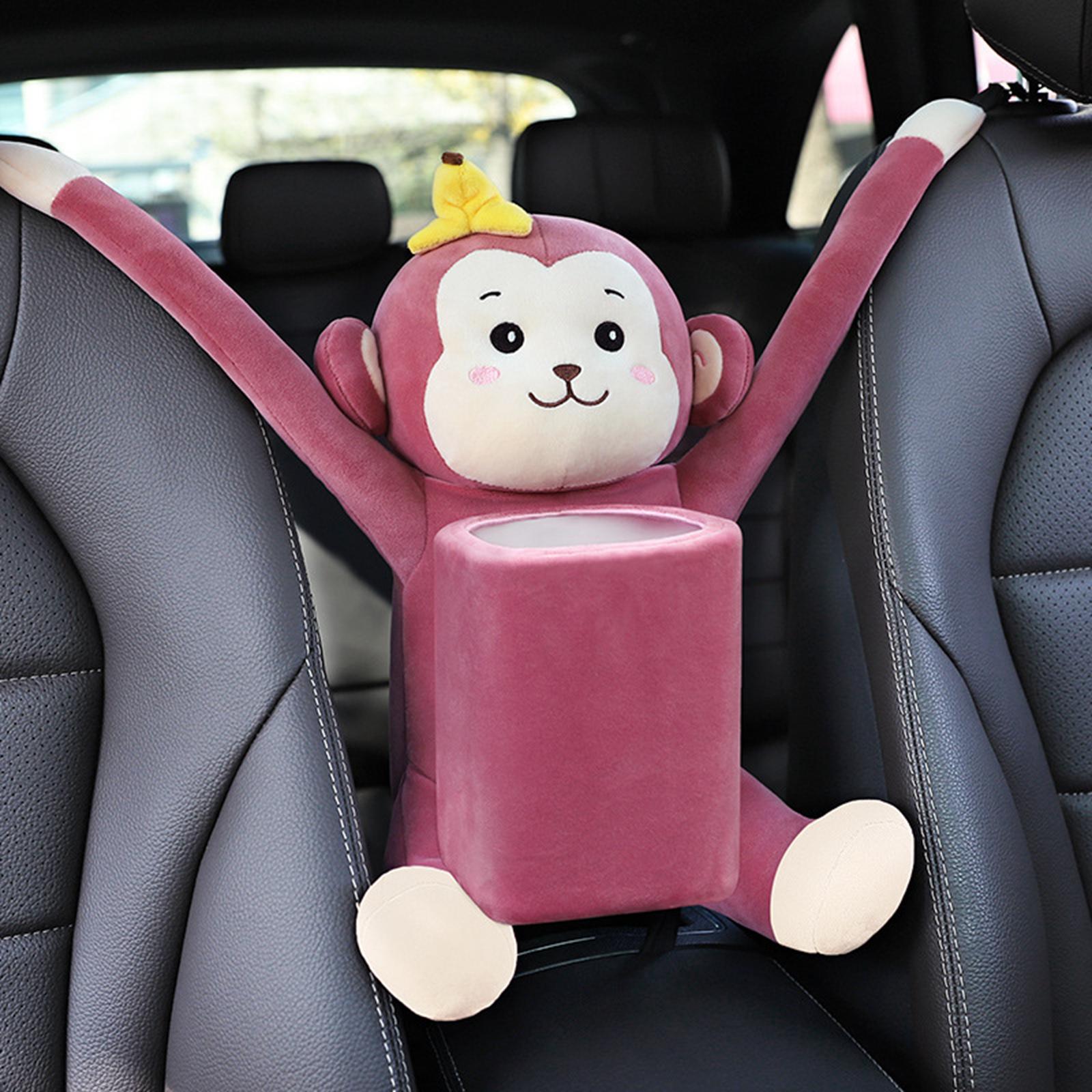 Cartoon Animal Tissue Holder Trash Bin Trash Bag Paper Holder Monkey