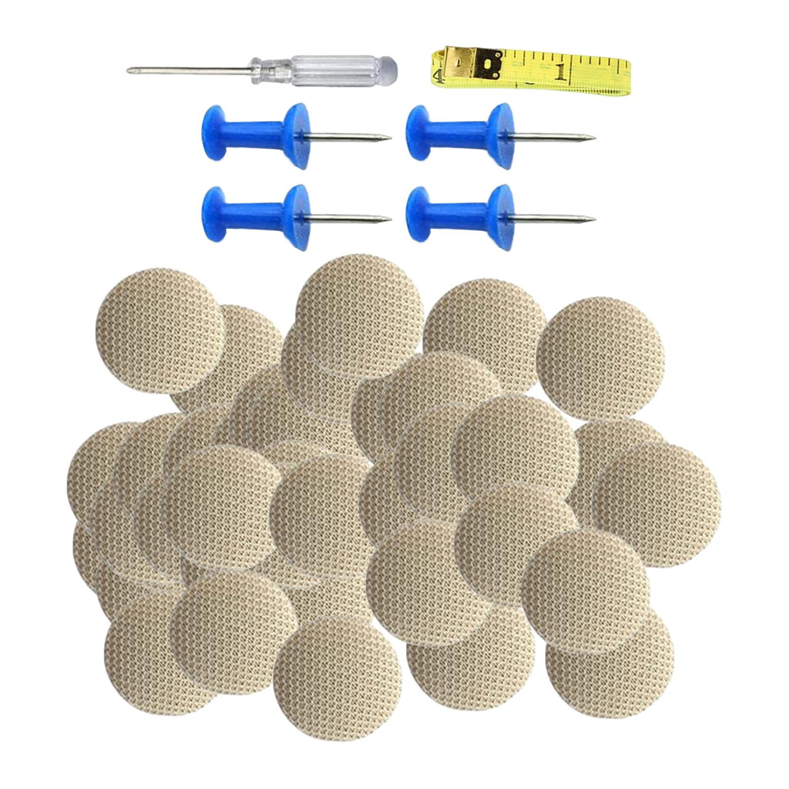 60 Pieces Car Roof Headliner Repair Button Auto Roof Snap Rivets Retainer