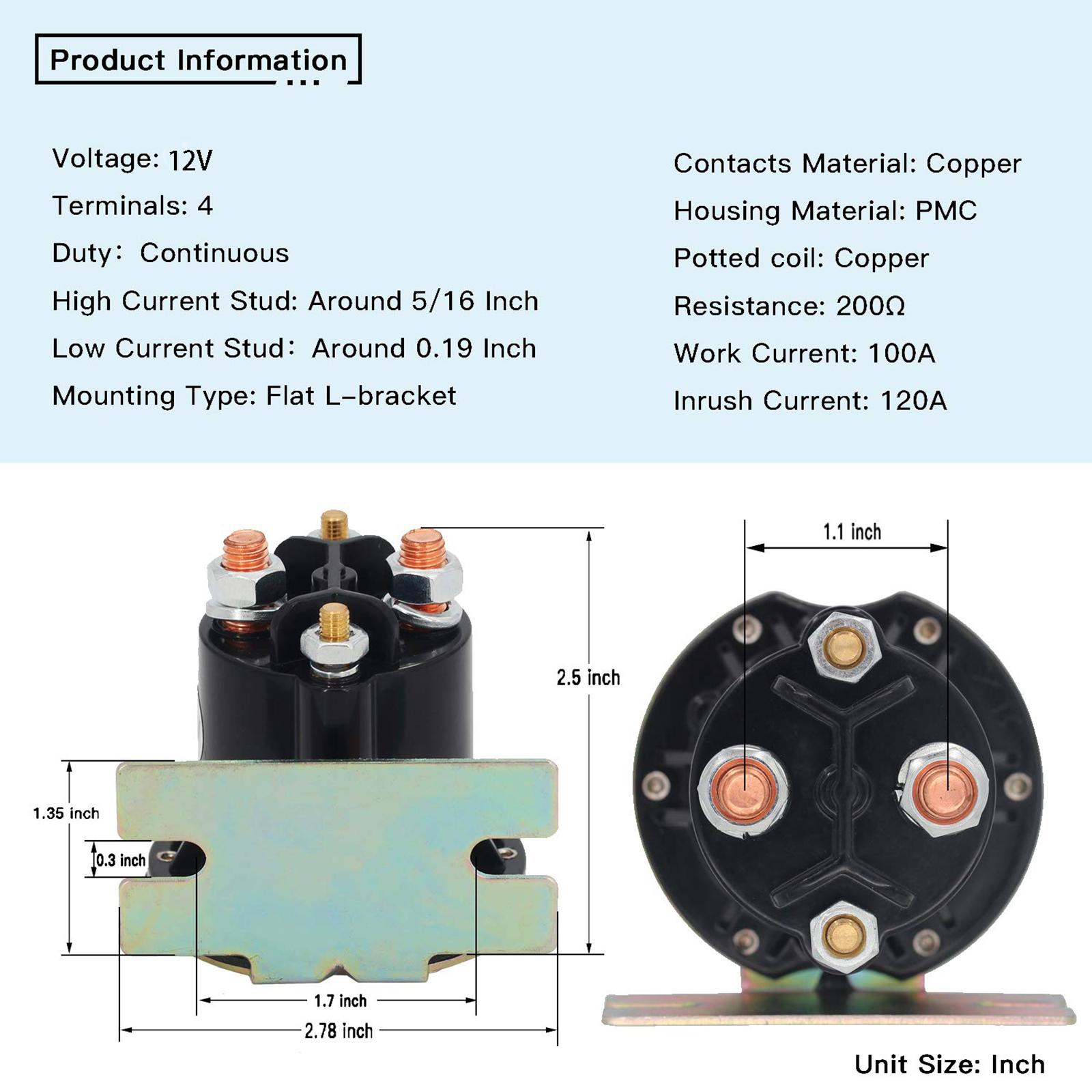 12V Solenoid Relay 6841251012 Accessories for Yamaha G22-g29 Jf2H195000