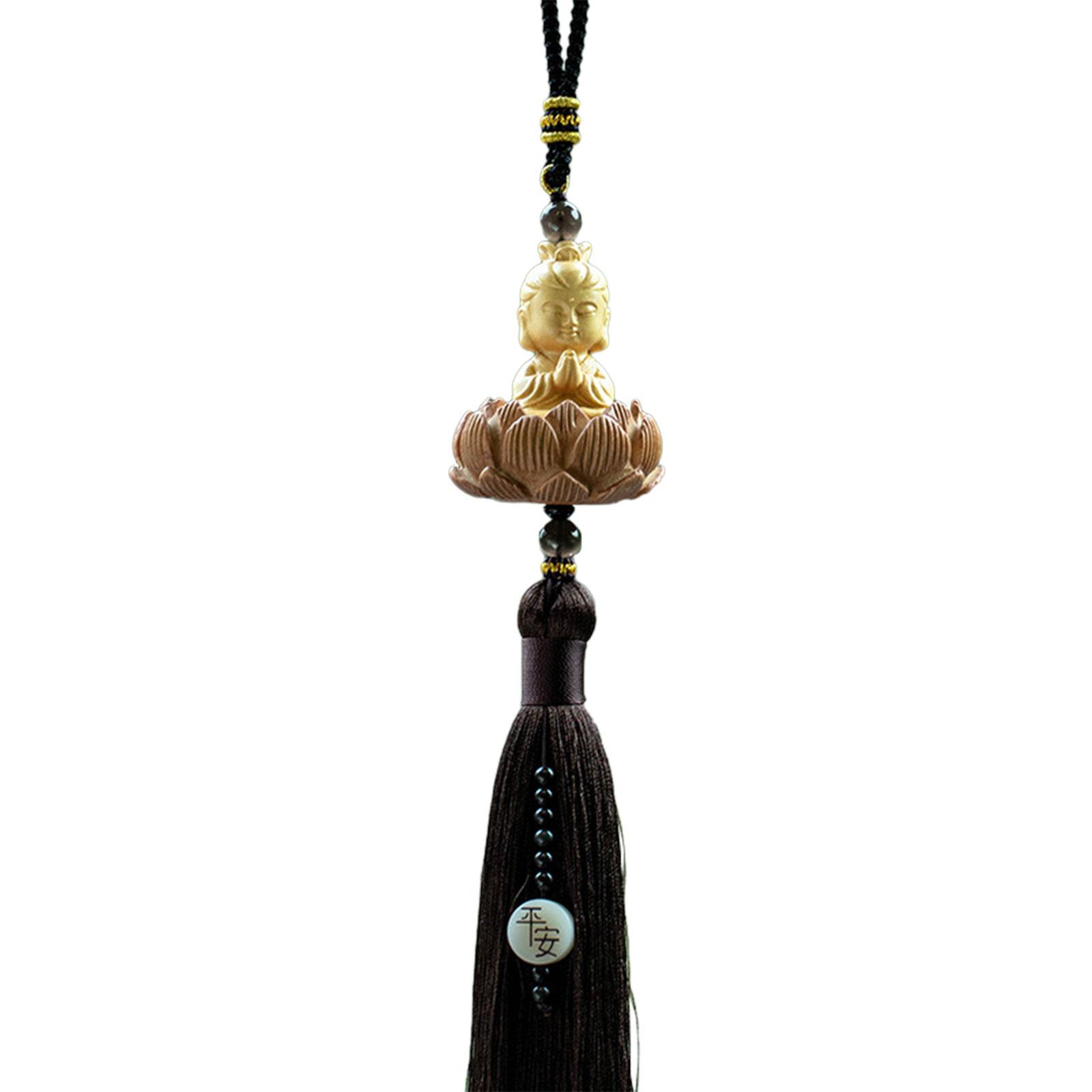 Rearview Mirror Pendant Buddha Statue